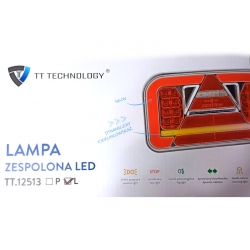 Lampa tylna zespolona LED z trokątem lewa (TT12513L)