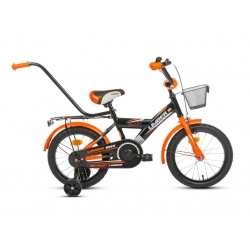 Rower LIMBER 16" BOY, czarno-pomarańczowy