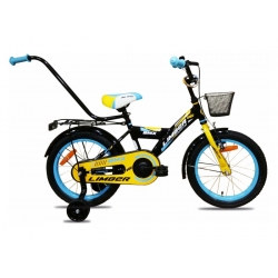 Rower LIMBER 16" BOY,  czarno-żółto-niebieski
